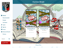 Tablet Screenshot of bookbrawl.com